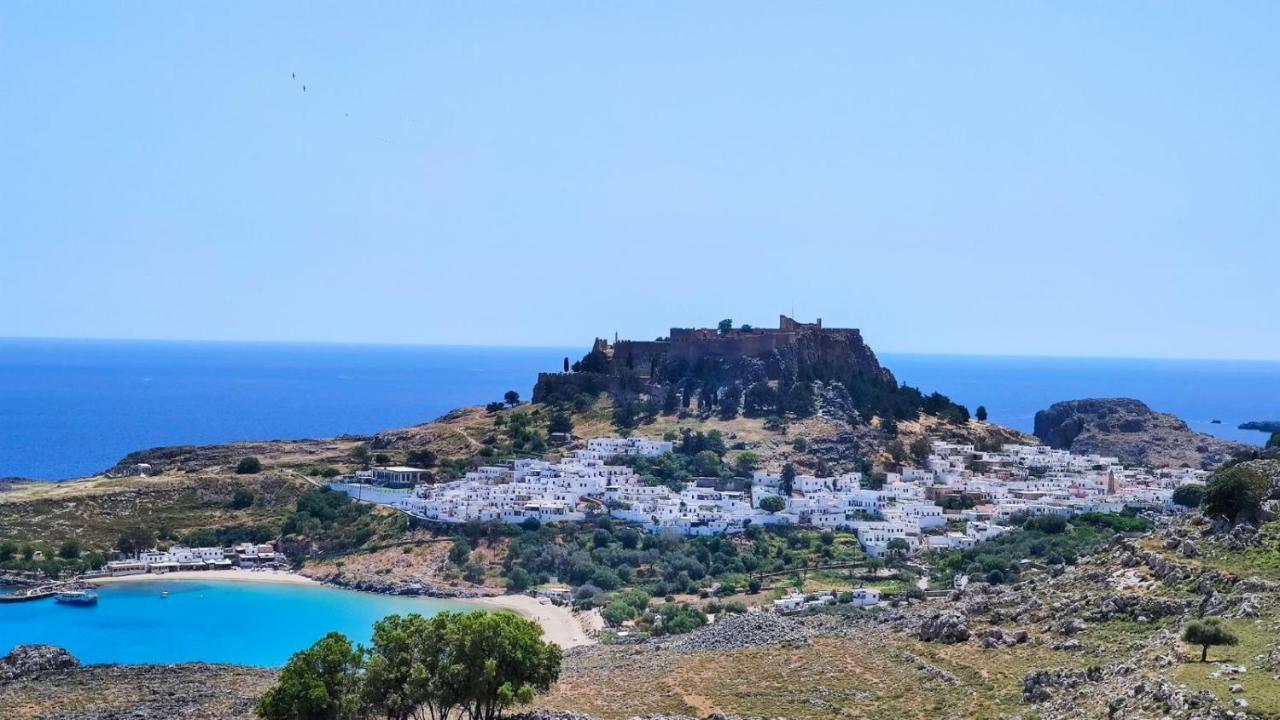 Heliophilia Lindos Villa Exteriör bild